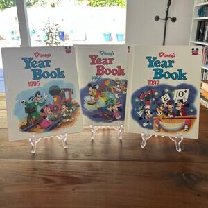 Disney's Year Books 1995, 1996, 1997 Hardcover